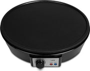 Life Κρεπιέρα 30cm Μαύρη 1000W