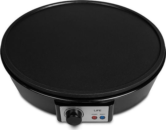 Life Κρεπιέρα 30cm Μαύρη 1000W